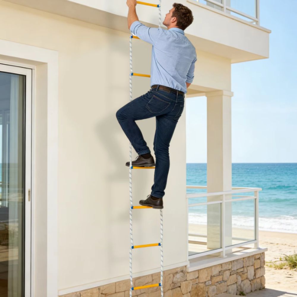 Insulated Rope Ladder Grippy S - đánh giá và giá Fire Escape Ladder