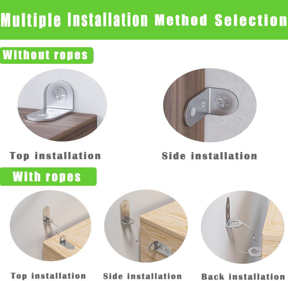 4pcs Furniture Anchors Earthqu - đánh giá và giá Earthquake Anchor Strap